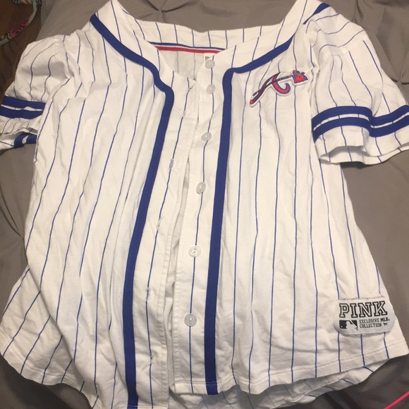 pink braves jersey